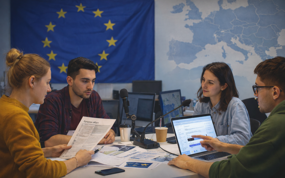 Oportunitate pentru tinerii interesați de jurnalism și politica europeană: Our Eye on the EU